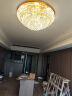 伦西亚（LUNXIYA）轻奢客厅灯水晶灯圆形吸顶灯2024款高端大厅卧室餐厅灯具大全套餐 三层直径100CM+遥控+三色LED 晒单实拍图