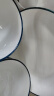 浩雅 釉下彩景德镇陶瓷餐具餐具碗具碗盘碟套装微波炉洗碗机 16头墨云 实拍图