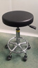 金扎特（ESD）J12防静电凳加厚圆凳升降旋转椅PU发泡实验椅车间流水线洁净室凳 J12电镀圈脚+滑轮（高50-70cm) 实拍图