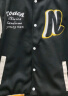 Foss Phil夹克男士春秋季复古刺绣棒球服男装宽松运动外套男22119黑色2XL 晒单实拍图