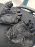 MUXIWEIER羊皮半指手套男士骑行开车摩托车户外运动战术训练防滑真皮手套 黑色 实拍图
