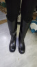 思加图冬季新款骑士靴长靴高筒靴时尚女皮靴EFP03DG2 黑色（单里） 37 晒单实拍图