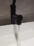 DETBOm全铜体水龙头抽拉式龙头卫生间台上盆三功能出水漱口冷热伸缩 雅黑抽拉上出水加高款 实拍图