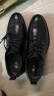 海澜之家HLA皮鞋男士商务休闲系带正装德比鞋子男HAAPXM2DBH171 黑色39 实拍图