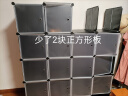 年轻时代衣柜组装出租房塑料家用储物衣橱收纳卧室现代简约经济型钢架加固 加深16门3挂带鞋柜 实拍图
