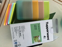 特百惠（Tupperware）冷藏保鲜盒1升彩色4件套冰箱收纳保鲜盒 干货零食果蔬冷藏盒方盒 1升冷藏方盒彩色 4件套 实拍图
