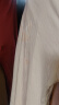 拉夏贝尔（La Chapelle）女装短袖T恤女士2023年夏季新款休闲简约时尚针织Polo领T恤上衣潮 米杏色 L 晒单实拍图