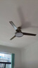 钻石牌（DIAMOND）风扇灯餐厅吊扇灯直叶扇客厅卧室吊灯吸顶电扇灯一体带灯具大灯 52寸遥控三叶【一级能效】吸顶 实拍图