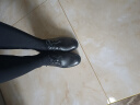 奥康（Aokang）官方女鞋 英伦风皮鞋牛皮黑色粗跟复古系带中跟单鞋子黑39码 晒单实拍图