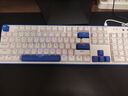 红龙（REDRAGON）KS104全尺寸客制化机械键盘 有线无线蓝牙三模 GASKET结构RGB热插拔 笔记本台式电竞游戏办公键盘 【无线三模】RGB白蓝-火红轴 实拍图