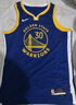 耐克勇士队库里夏季速干无袖运动背心篮球服DN2005-401 勇士/库里速干球衣（蓝色） XS 实拍图
