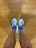 美津浓（MIZUNO）小李子:Mizuno/美津浓足球鞋WAVE CUP里瓦尔多AS碎钉袋鼠皮成人男 下单赠袜AS碎钉白蓝色P1GD191919 39 250MM 实拍图