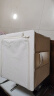 几仓DREX布艺纯棉收纳箱羽绒服衣物棉被可折叠整理箱52L米白色一个装 晒单实拍图