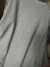 库衣场美式重磅纯棉圆领短袖T恤女夏季宽松休闲五分袖半袖打底衫 白灰色【C4279高品质17】 M 85-105斤 晒单实拍图