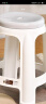 禧天龙塑料凳子家用加厚防滑耐磨款餐椅休闲板凳方凳大号换鞋凳子D-2045 实拍图