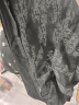 主意范（ZHUYIFAN）胖子超大码衬衫男士短袖夏季宽松大码冰丝学生外套休闲衬衣男装外 黑色 3XL 165-180斤 实拍图