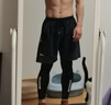艾伦伯顿紧身衣运动套装男士高弹田径训练裤健身服体育篮球打底压缩跑步服 速干两件套-反光条 L【130-145斤】 实拍图