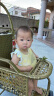 蒂乐宝宝吃饭围兜硅胶防水儿童辅食饭兜婴儿围嘴幼儿喂饭口水兜兜 「蝴蝶结」小黄兔-3D超薄 实拍图