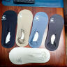 莫代尔5双网眼船袜子男夏季冰丝超薄凉感棉底透气硅胶防脱男士隐形袜 实拍图