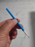 晨光(M&G)文具0.5mm热可擦晶蓝按动中性笔替芯 ST超精细签字笔芯 学生商务办公替换水笔芯 10支装9602B2 实拍图