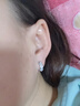 老银匠繁花s925银耳圈时尚设计感气质年轻款银耳饰女士送女友情人节礼物 耳圈直径12.2mm（一对装）有证书 实拍图