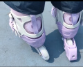 斯威（SWAY） 轮滑鞋儿童溜冰鞋男女童初学者套装滑轮鞋滑冰旱冰鞋成人直排轮 莫紫八轮全闪【专业头盔护具】一体支架 L(适合12岁-成人)平时鞋码36-41 实拍图