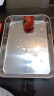 欧乐多304不锈钢方盘加厚托盘 烧烤盘 餐盘 烤箱烤盘 烤鱼盘 电烤箱盘 多用方盘小号17.5* 23.5cm 实拍图