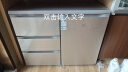 尊贵（ZUNGUI） BCD-210CV 210升 铜管卧式冰箱家用冰柜式小型双门柜式侧开门嵌入式冰箱 实体门酷金 实拍图