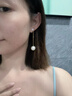 GCKK珍珠耳环女吊坠韩国新款潮轻奢气质耳坠高级感中长款耳饰生日礼物 珍珠耳环银色 实拍图