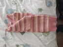 茵曼（INMAN）索罗纳凉感条纹气质针织衫2024夏季女装新款小个子轻薄短袖上衣 藕粉色 L 晒单实拍图