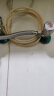 海立304不锈钢丝编织软管热水器冷热水管金属马桶角阀上给进水管40cm 实拍图