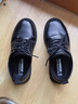 回力商务休闲男鞋低帮工装鞋子男士英伦系带皮鞋男 0650 黑色加绒 40 实拍图