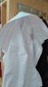 才子（TRIES）【易打理】男士短袖衬衫夏季职业衬衣商务正装纯色简约衬衫 白色 41(175/96A) 实拍图