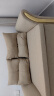 喜客邦客厅折叠沙发床三人卧室两用沙发床布艺欧式简易小户型多功能沙发 1.38米外径乳胶单面棉麻款 实拍图