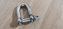 海斯迪克 HKSY-7 304不锈钢D型卸扣 d形起重卸扣索具 国标船用U型马蹄形吊环吊钩吊耳 M16【承重1600公斤】 实拍图