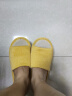 果洛菲（GUOLUOFEI）棉麻拖鞋女夏家居家用布艺亚麻室内情侣四季春秋地板 黄色 38-39 实拍图