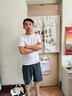 真维斯（JEANSWEST）冰丝t恤男短袖夏季男士跑步透气健身吸汗速干衣男款运动宽松上衣 深灰 纯色 XL 实拍图