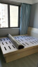 全友家居 床 现代简约木纹双人高箱床106302 实拍图