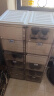 蚂蚁盒子（MAYIHEZI）免安装可折叠鞋盒茶色塑料鞋柜门口收纳防尘防潮鞋盒  2列6层12格 晒单实拍图