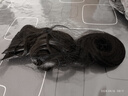 京颜假发片女长发三片式水波纹长卷发蓬松量接发贴片 棕黑色50cm 实拍图