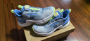 李宁童鞋儿童运动鞋男童大童25春秋新款青少年减震透气轻便跑步鞋子 波浪蓝/荧光青/宫蓝 轻莺 34  内长约22.2cm适合脚长21.2cm 实拍图