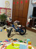 优贝（RoyalBaby）儿童自行车男女童车脚踏车山地车 4岁-6岁 表演车14寸 蓝色 实拍图