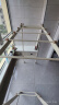 格美居（GEMJU） 梯子家用折叠晾衣架两用室内多功能伸缩人字梯铝合金晾晒扶梯 牛奶巧克力 五步梯晾晒登高两用 晒单实拍图