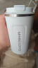 名创优品（MINISO）咖啡杯大容量不锈钢带盖保温随行杯外带车载便携水杯378ml 优雅白 晒单实拍图