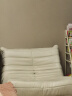 遇简 毛毛虫沙发togo原版懒人沙发麂皮绒阳台单人沙发网红客厅沙发椅 米色 进口麂皮绒 88*102cm 单人位 晒单实拍图