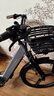 凤凰（Phoenix）新国标电动自行车成人锂电池电动车男女士小型电瓶车长续航电动助力自行车 L8灰色/速度传感/7速/24寸一体轮 10AH电动续航30公里 实拍图
