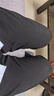 与狼共舞【吸汗透气】休闲裤男新疆长绒棉弹力舒适通勤百搭男士休闲长裤子 101-黑色（常规） 32 82A 实拍图