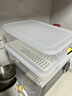 sungsa冰箱保鲜盒食品级冷冻盒收纳盒水果盒双开门大骨头冷藏冰柜储藏盒 抗菌款（单个装） 4.5L 实拍图