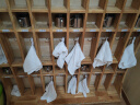 全力 10条装纯棉白色小方巾柔软吸水白毛巾酒店幼儿园KTV餐厅厨房抹布 40克30*30（优质棉）10条装 实拍图