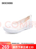斯凯奇（Skechers）单鞋女鞋夏季透气舒适一脚蹬平底浅口轻便休闲鞋工作鞋100686 实拍图